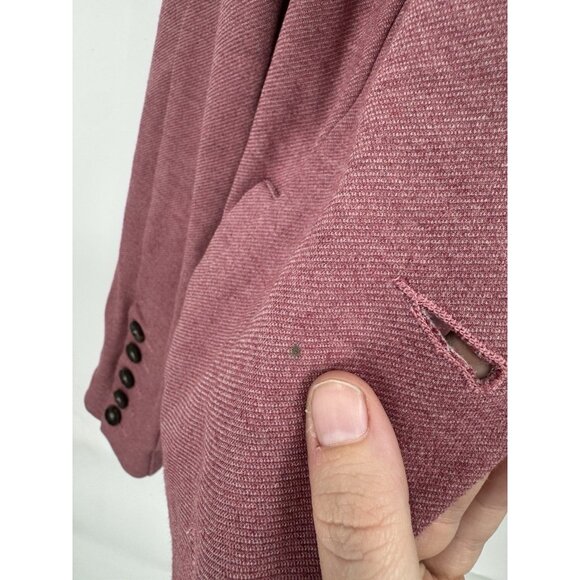 CAbi #3550 Applaud Jacket Blazer Pink Light Coat Women's Size 8 Preppy Classic - Picture 10 of 11